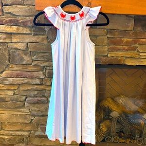 SILLY GOOSE hand smocked dress